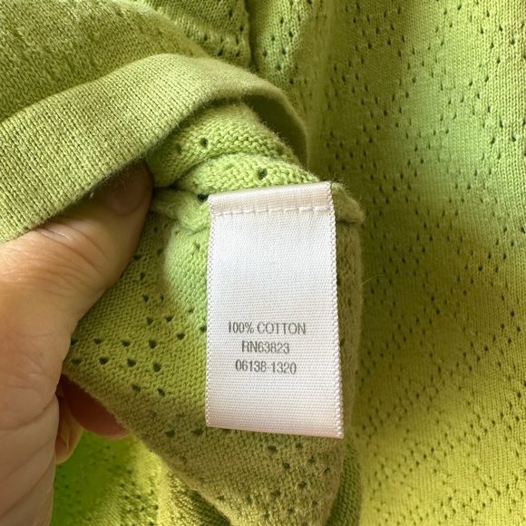 CJ Banks Light Green Knit Sweater - Picture 5 of 5